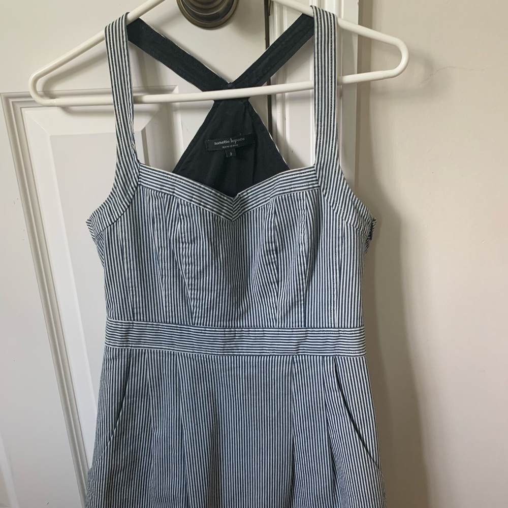 Super cute Nanette Lepore seersucker dress
